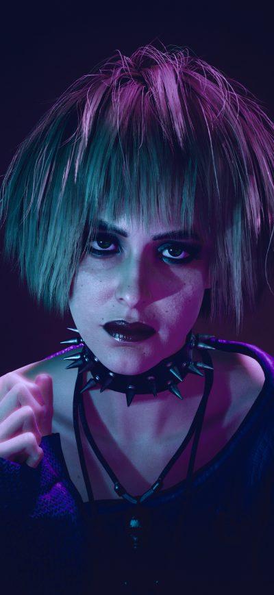 Fond d'écran iPhone Cyberpunk 2077 Misty Olszewski 4k
