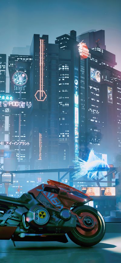 Fond d'écran iPhone CIty Is Mine Cyberpunk 2077