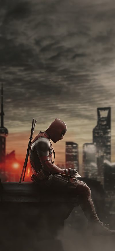 Fond d'écran iPhone Deadpool And Batman 4k