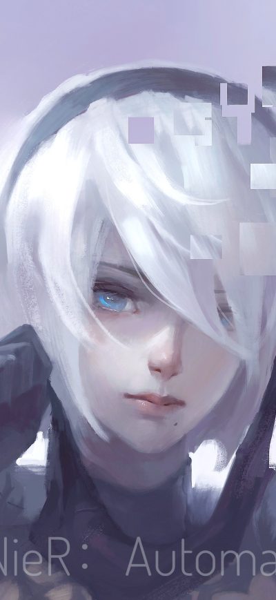 Fond d'écran Nier Automata 4k Artworks sur iPhone