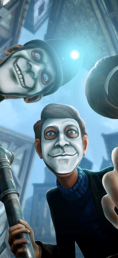 Fond d'écran iPhone We Happy Few 8k