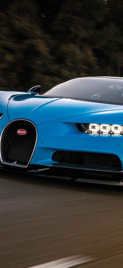 Fond d'écran iPhone Bugatti Chiron Motion Blur