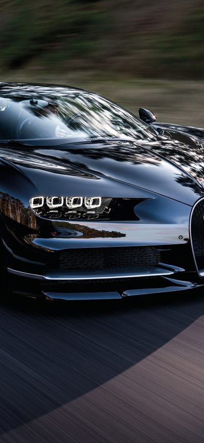 Fond d'écran iPhone Bugatti Chiron Black