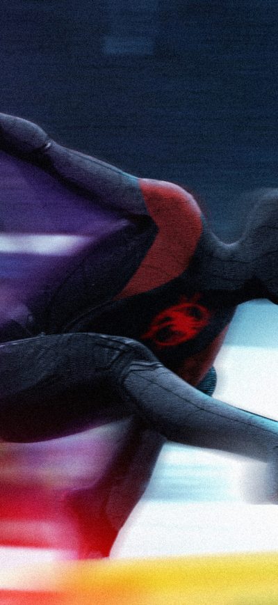 Fond d'écran iPhone SpiderMan Into The Spider Verse Movie Digital Art