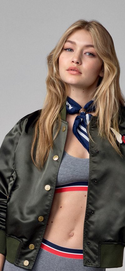 Fond d'écran iPhone Gigi Hadid Tommy Hilfiger