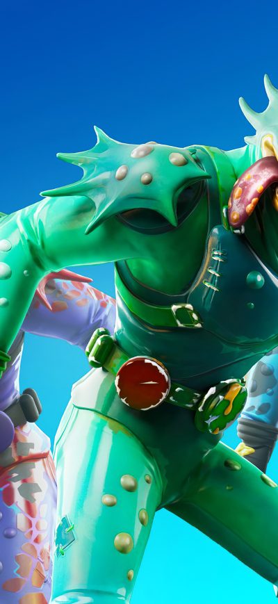 Fond d'écran iPhone Fortnite Chapter 2 Moisty Merman Outfit