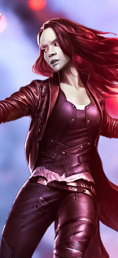 Fond d'écran iPhone Gamora Daugther Of Thanos Guardians Of The Galaxy 5k
