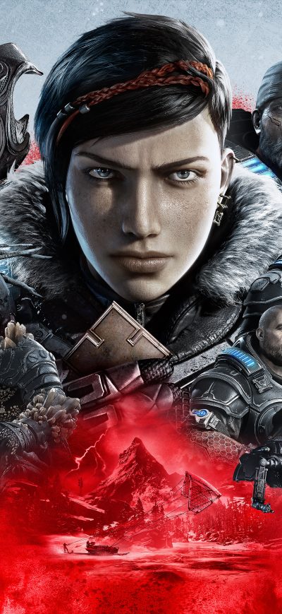 Fond d'écran iPhone Gears 5 5k