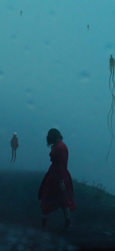 Fond d'écran Ghosts Going Up 5k sur iPhone