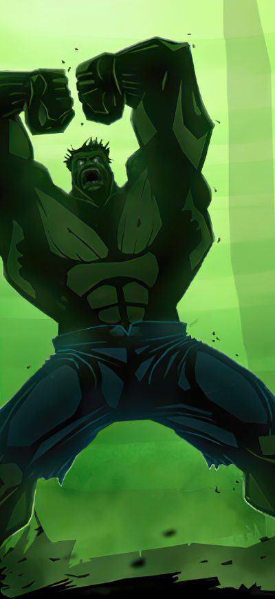 Fond d'écran iPhone Hulk In Jungle 4k
