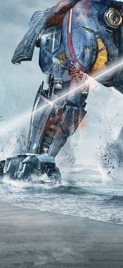 Fond d'écran iPhone Pacific Rim Vs Ironman 4k