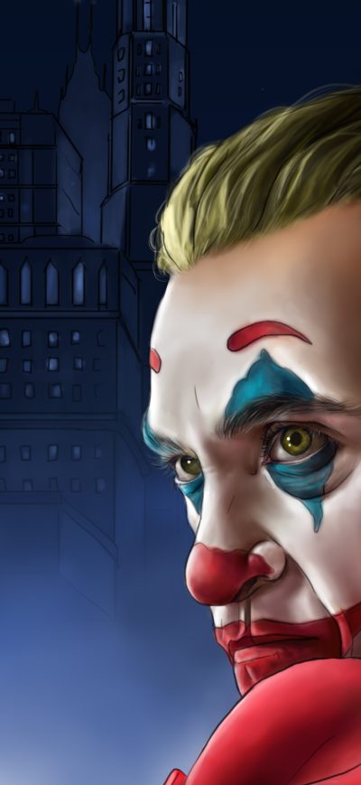 Fond d'écran Joker Side sur iPhone