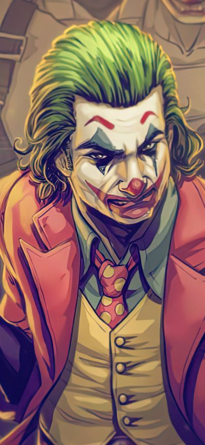 Fond d'écran iPhone Joker With Gotham Clowns