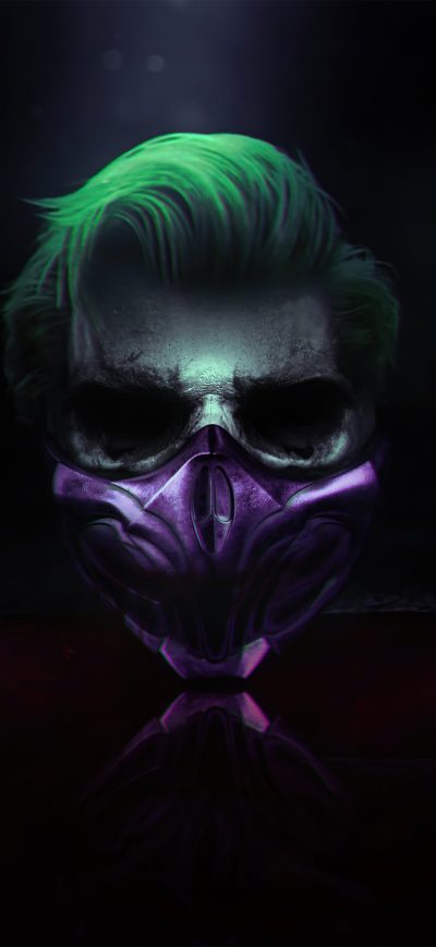 Fond d'écran iPhone 4k Joker Mask
