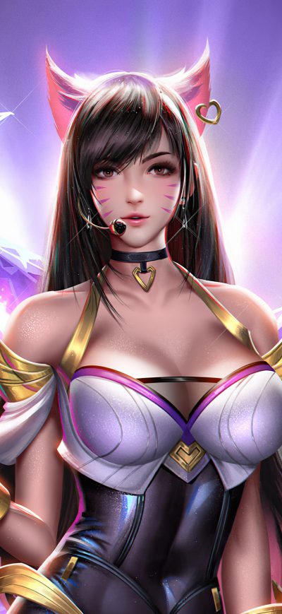Fond d'écran iPhone Kda Tifa Aerith Jessie 5k