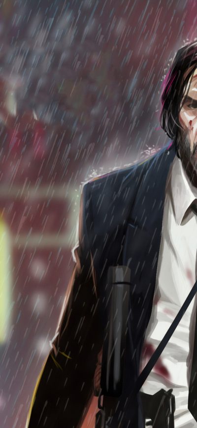Fond d'écran iPhone John Wick 3 Art