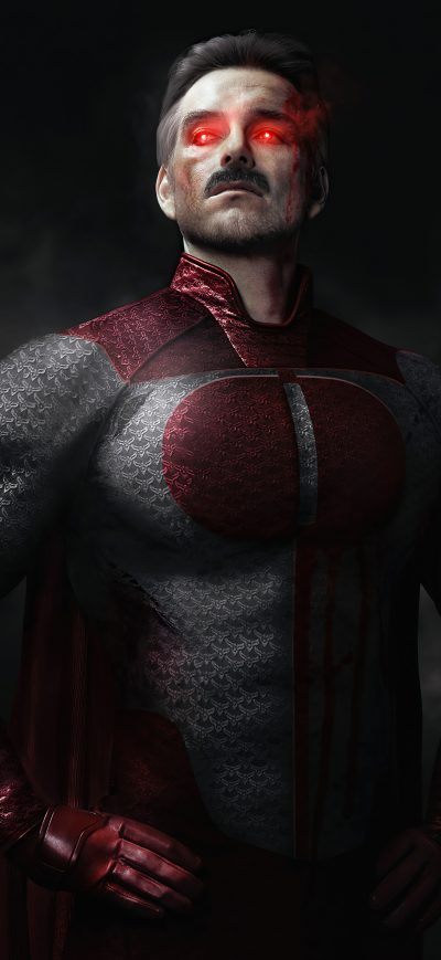 Fond d'écran iPhone Homelander X Omni Man 5k