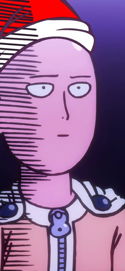Fond d'écran iPhone One Punch Man Anime 4k