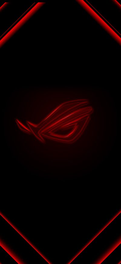 Fond d'écran iPhone Rog Red Logo 4k