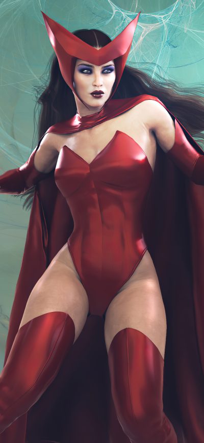 Fond d'écran iPhone Scarlet Witch Girl 4k