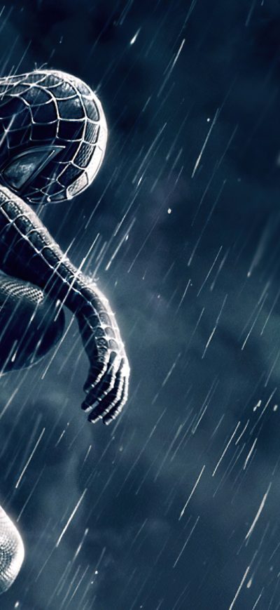 Fond d'écran iPhone Black Spider Man 4k