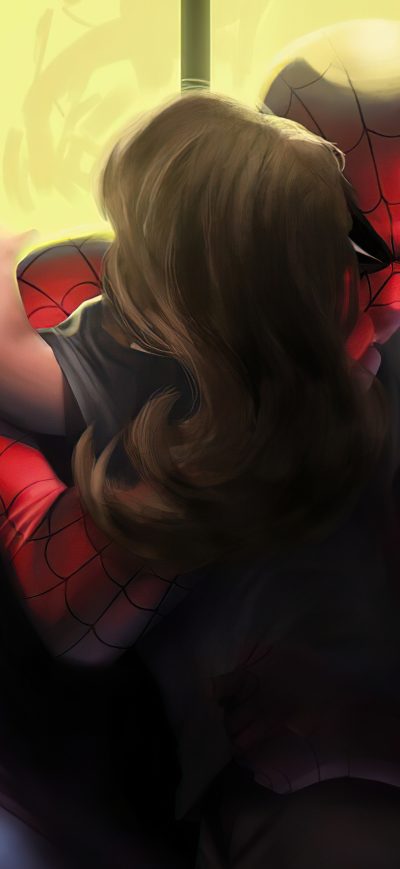 Fond d'écran iPhone Softer Side Of Spiderman 4k