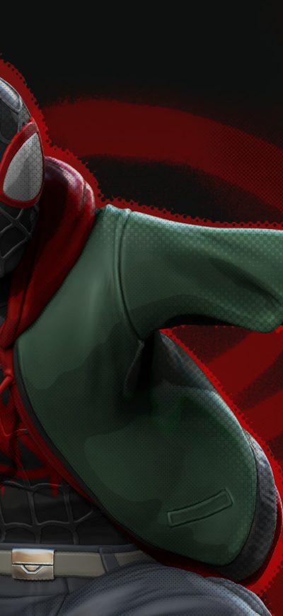 Fond d'écran iPhone Miles Morales Spiderman