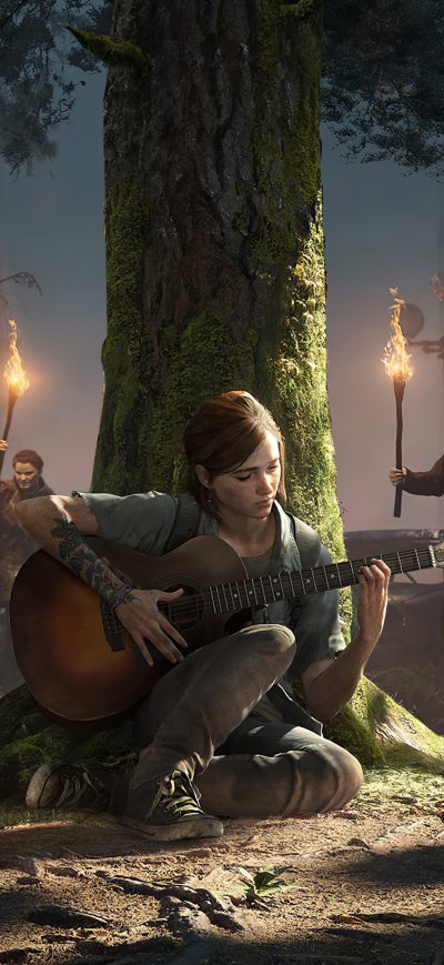 Fond d'écran iPhone Ellie The Last Of Us 4k