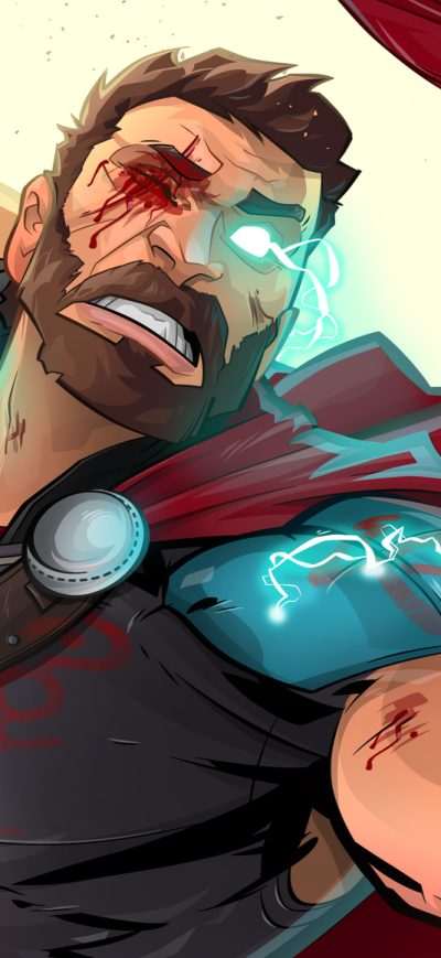 Fond d'écran iPhone Thor God Of Thunder Fan Art
