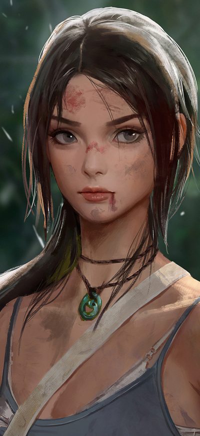 Fond d'écran iPhone Tomb Raider Art 4k 2019