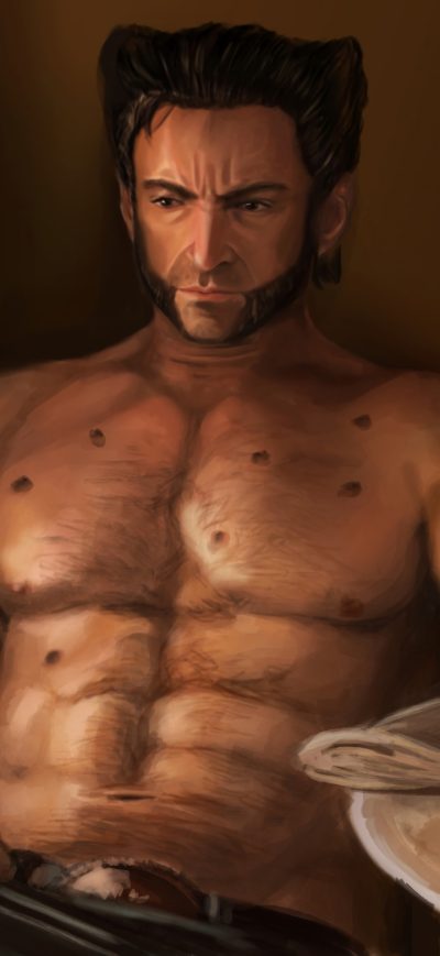 Fond d'écran iPhone Wolverine Drinking