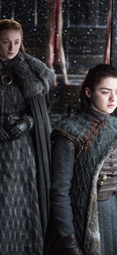 Fond d'écran iPhone Sansa And Arya Stark Game Of Thrones Season 7