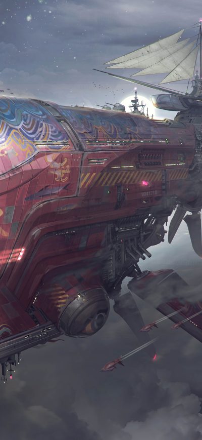 Fond d'écran iPhone Beyond Good And Evil 2 Spaceship Cyberpunk