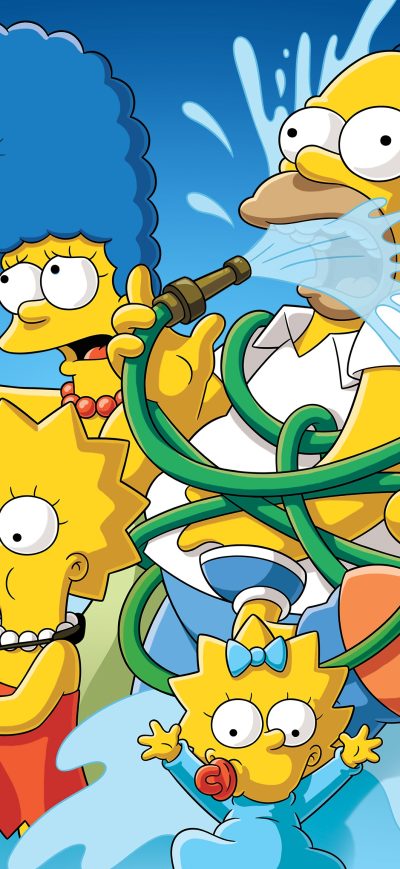 Fond d'écran iPhone The Simpsons 4k