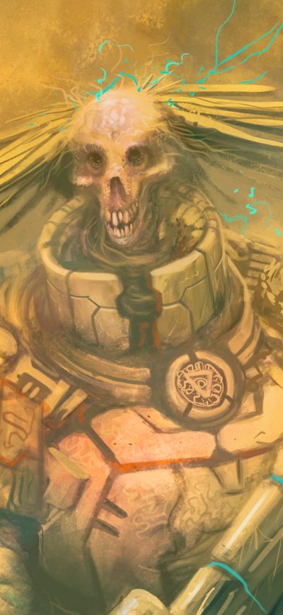 Fond d'écran iPhone Skelton Soldier Art