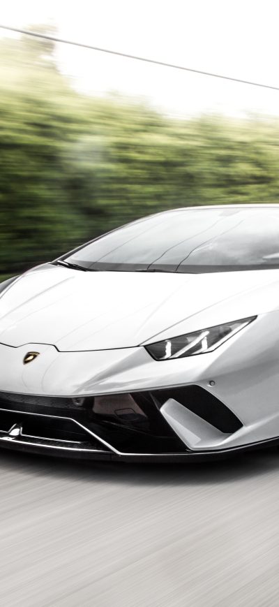 Fond d'écran iPhone White Lamborghini Huracan 5k
