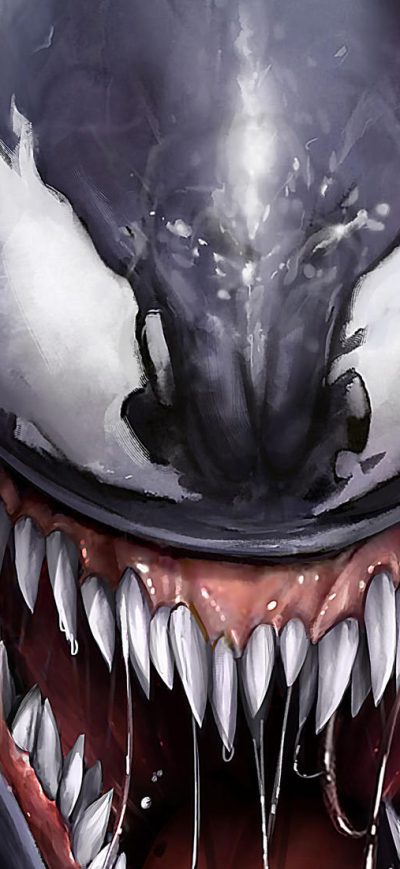 Fond d'écran iPhone Venom Superhero Digital Art