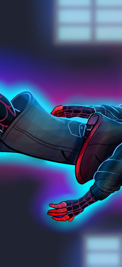 Fond d'écran iPhone SpiderMan Into The Spider Verse Fan Art