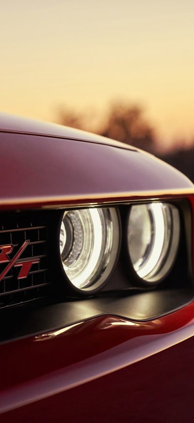 Fond d'écran iPhone Dodge Challenger Srt Hellcat Lights