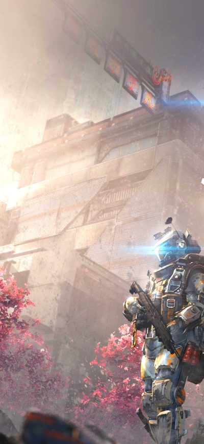 Fond d'écran iPhone Titanfall 2 Angel City