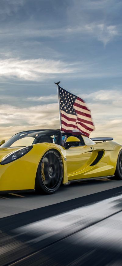 Fond d'écran iPhone Hennessey Venom Gt Spyder 4k