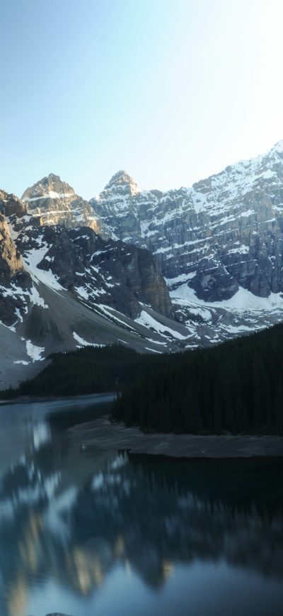 Fond d'écran iPhone Moraine Lake Canada Reflections 5k