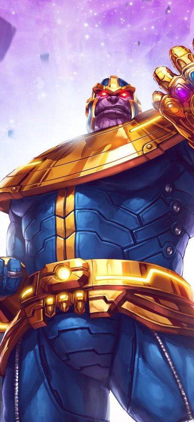 Fond d'écran iPhone Thanos And His Team Marvel Contest Of Champions