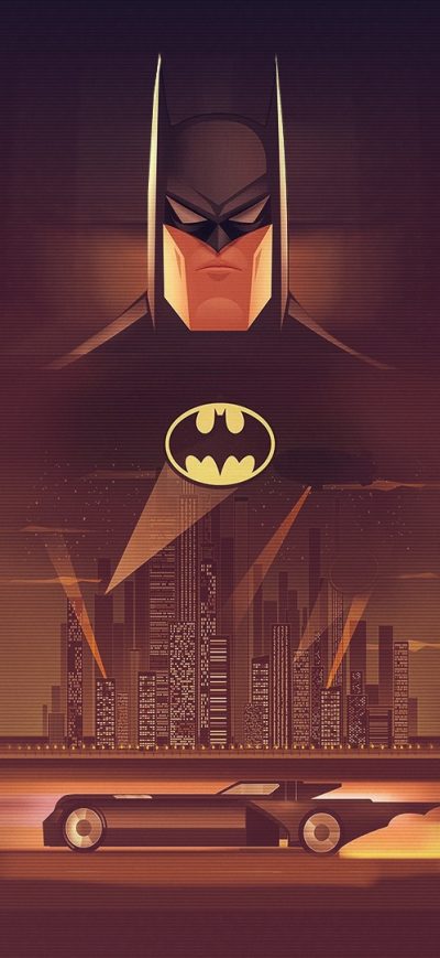 Fond d'écran iPhone Batman City Ride