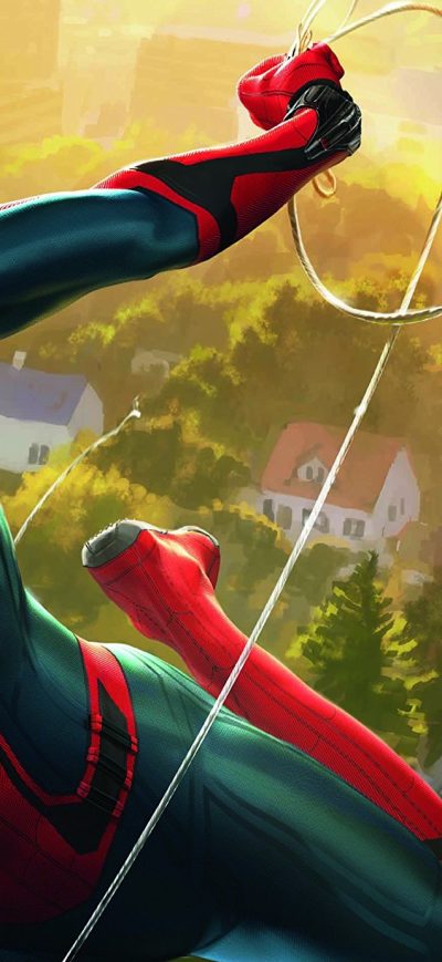 Fond d'écran iPhone Spiderman And Iron Man Artwork