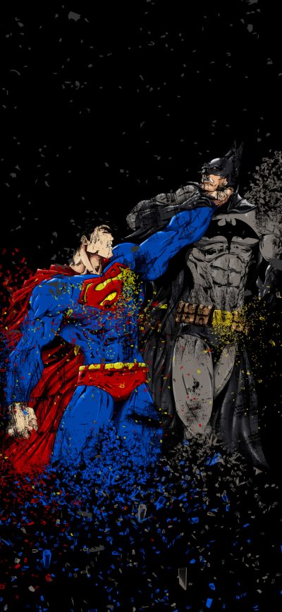 Fond d'écran iPhone Batman Vs Superman Ruggon Style