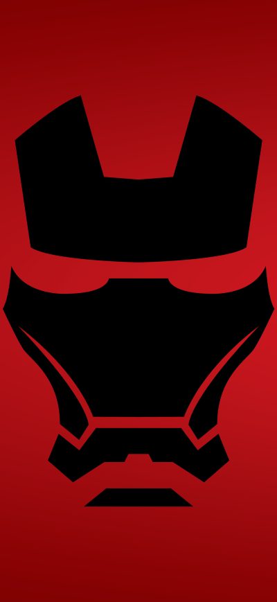 Fond d'écran iPhone Iron Man Mask Minimalist 8k