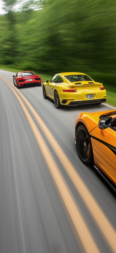 Fond d'écran iPhone 2017 Audi Mclaren Porsche