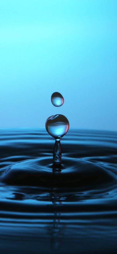 Fond d'écran iPhone Water Drop Closeup Macro 4k