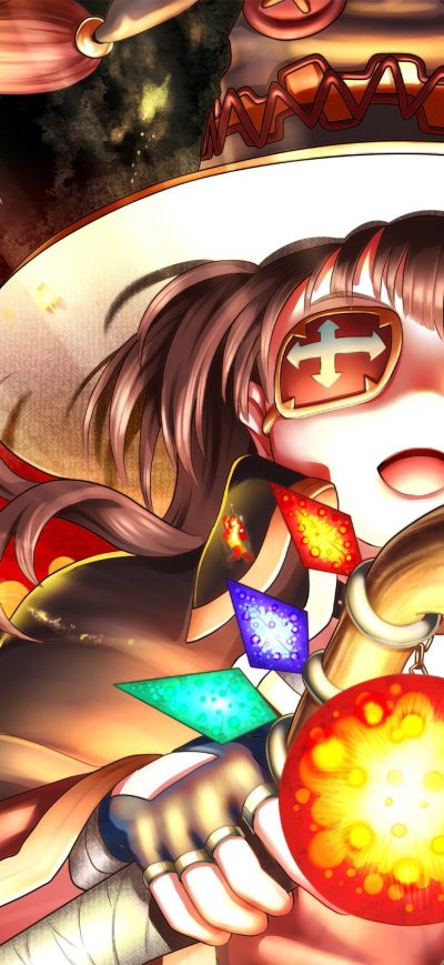 Fond d'écran Megumin sur iPhone